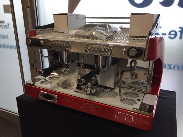 Kaffeemaschine Royal Synchro 14 Liter Tank Espressomaschine 2-gruppig, Eiscafe